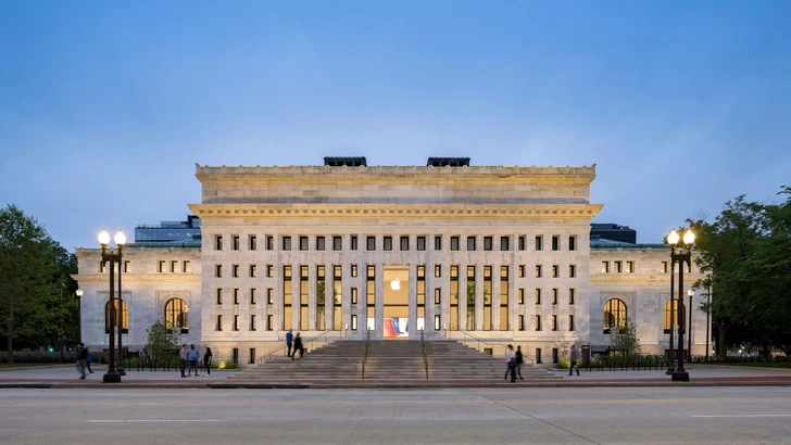 Foster + Partners converts historic Washington DC library into Apple Store (фото 0)