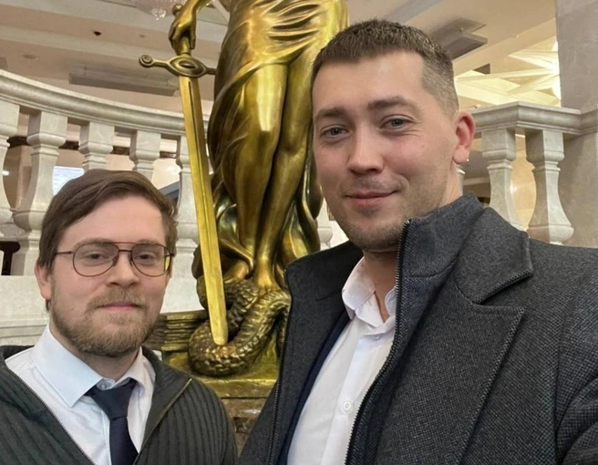 Адвокаты Андрей Майор и Сергей Хальченко  | Источник: «Адвокатское бюро Хальченко и партнеры» / T.me