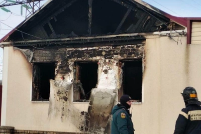 Fire Destroys House in Northern Volgograd, One Fatality