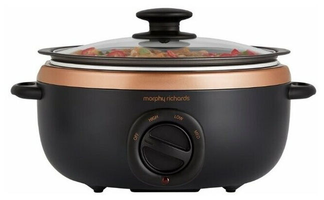 Morphy Richards Медленноварка 3,5л. Sear and Stew Rose Gold 460016