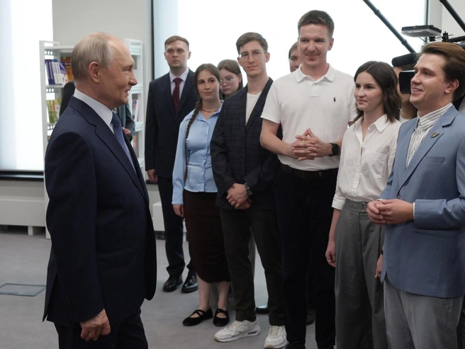 Президент пообщался со многими молодыми исследователями | Источник: kremlin.ru