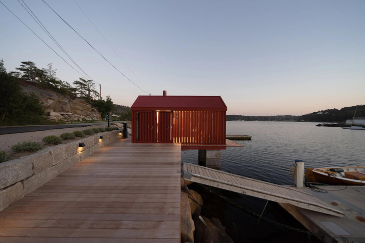 Дом для отдыха на берегу моря в Норвегии