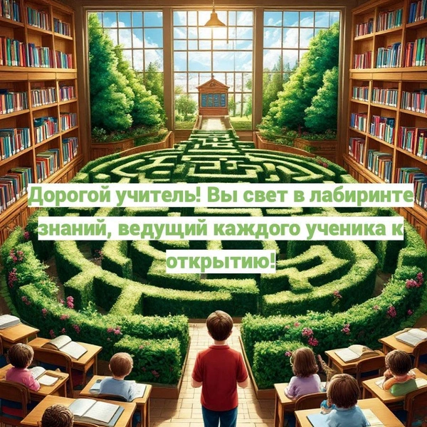 Открытка ко Дню учителя, поздравление ко дню учителя, поздравление ко дню учителя от класса, красивое поздравление ко дню учителя, оригинальное поздравление ко дню учителя, Какого числа День учителя, открытки ко дню учителя, поздравление с днем учителя | Источник: Шедеврум