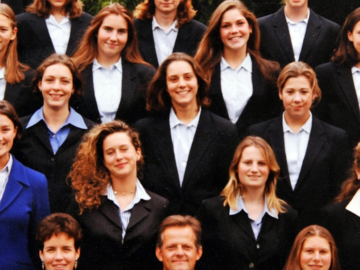 Кейт Миддлтон в колледже Мальборо, 1996 год