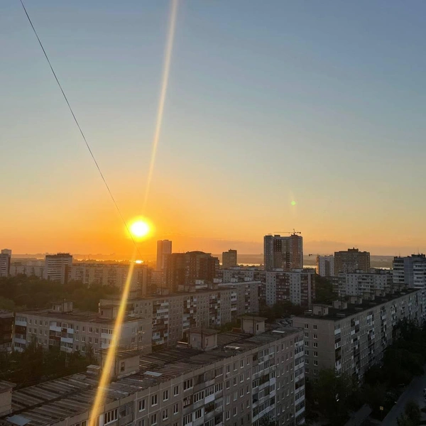 Прекрасный закат в конце мая | Источник: предоставлено Еленой