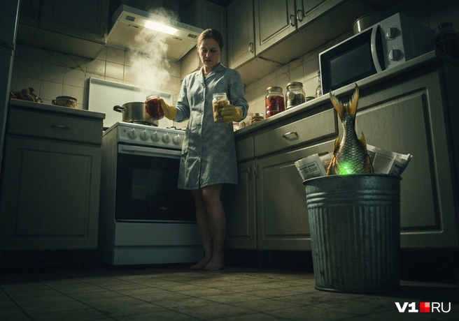 К определенным видам домашней еды стоит относиться максимально внимательно | Источник: Серафима Пантыкина / V1.RU