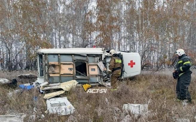 ДТП произошло в Краснозерском районе | Источник: телеграм-канал «АСТ-54 Black»