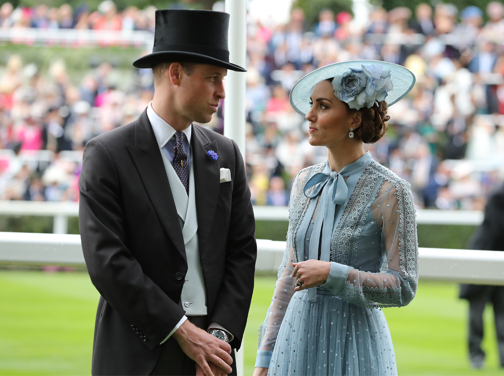 Герцоги Кембриджские в первый день Royal Ascot, 18 июня 2019 года | marieclaire.ru