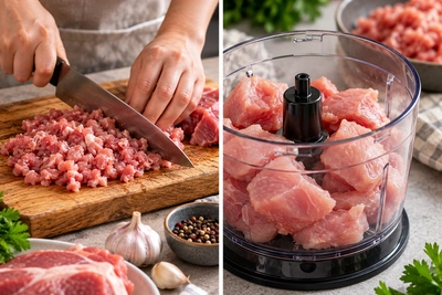 Как приготовить фарш без мясорубки в домашних условиях