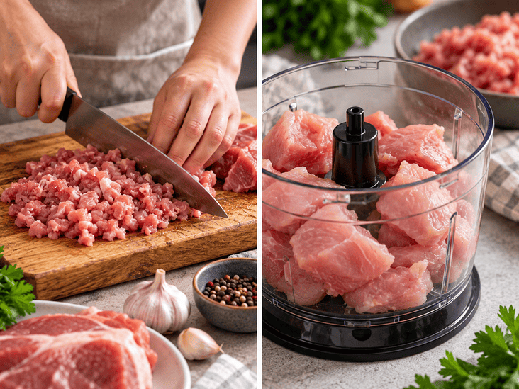 Как приготовить фарш без мясорубки в домашних условиях