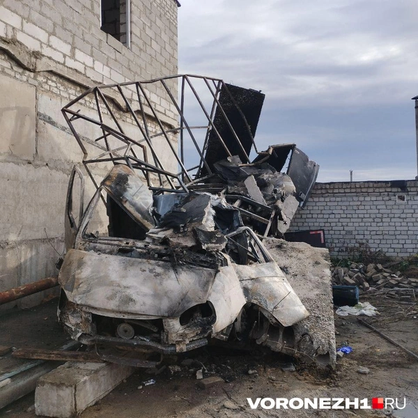 «Газель», в которой взорвался баллон | Источник: Дмитрий Волгин / Voronezh1.ru