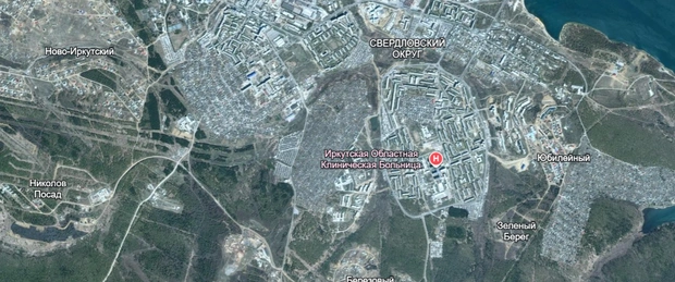 Юбилейный, Николов Посад и Ново-Иркутский | Источник: Google.earth.com