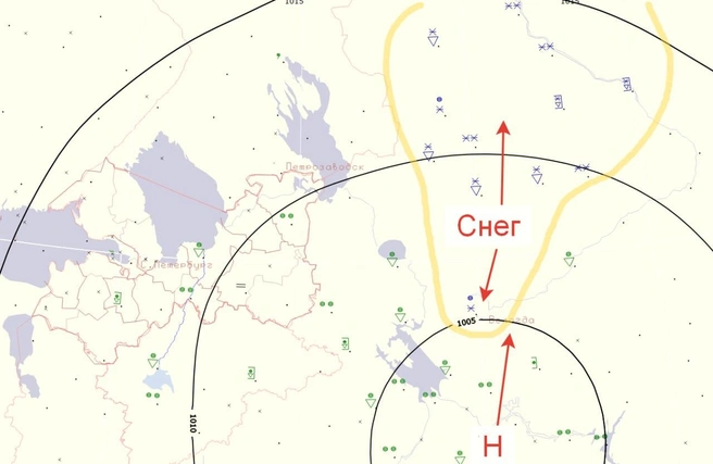 Главный синоптик Петербурга рассказал, где будет снег, а где просто сильный дождь | www.fontanka.ru
