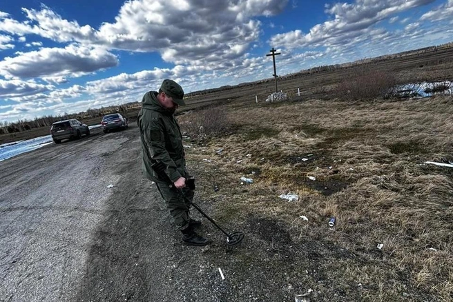Стрельба случилась у поклонного креста на трассе Пласт — Кочкарь | Источник: СУ СК по Челябинской области