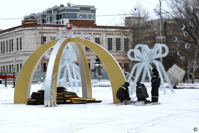 Барнаул преображается к Новому году: фото и детали