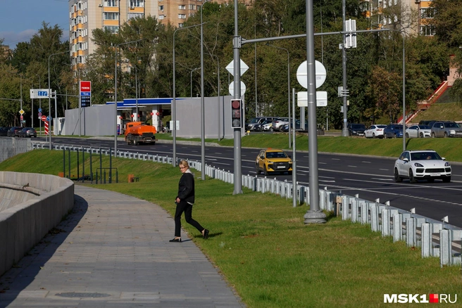 А кому-то приходится пересекать газон | Источник: Артем Устюжанин / MSK1.RU