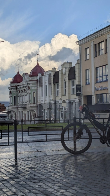 По пути Ксения делает остановки в разных городах | Источник: Ksunevada / T.me