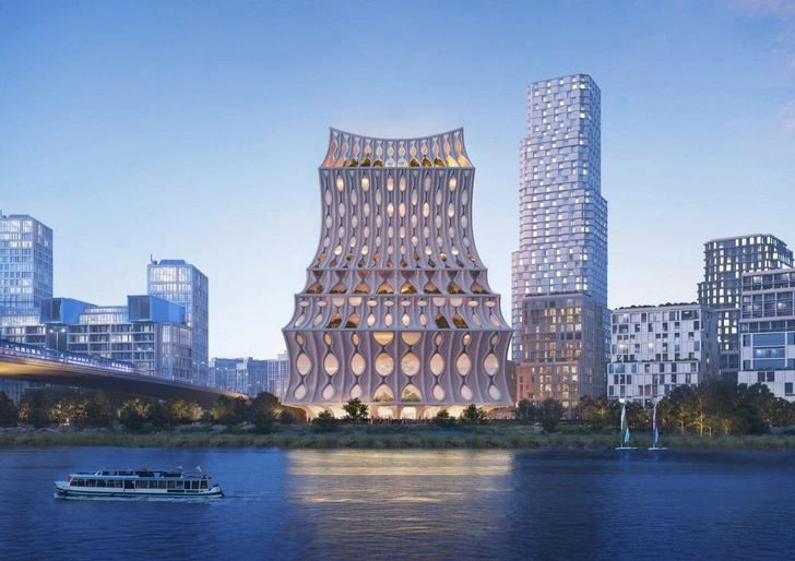 Heatherwick Studio (Великобритания) представила проект Urban Reef — здание, вдохновленное коралловым рифом. Оно состоит из нескольких общественных пространств, которые работают как единая экосистема и помогают людям задуматься об экологичном образе жизни. | Источник: Heatherwick Studio