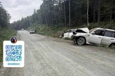 Водитель без прав сбежал с места ДТП в Корсакове