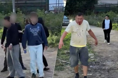 В Башкирии пьяные парни напали на пару с битыми бутылками