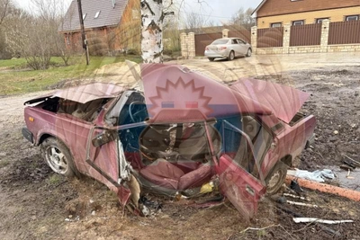 В Шиловском районе ВАЗ-2107 врезался в дерево