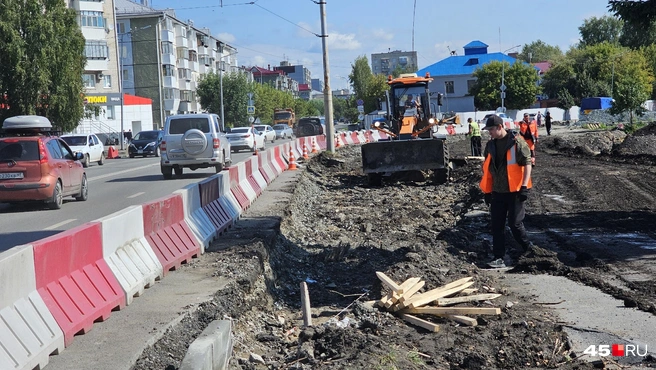 Дорогу на Пушкина будут расширять | Источник: Дарья Никитченко / 45.RU