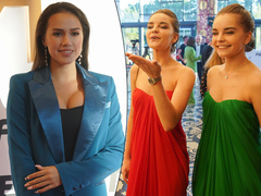 Бриллианты Винер, роковая Загитова и сестры Аверины в family look на Международной Премии РБ 2022