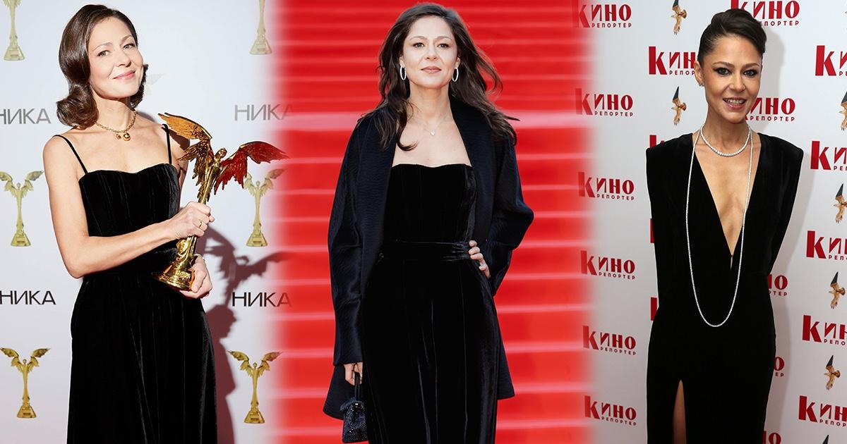 23 выхода Елены Лядовой в черном, которые доказывают: тихая роскошь всегда будет в моде