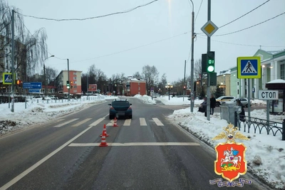 В Подольске машина сбила школьницу на пешеходном переходе