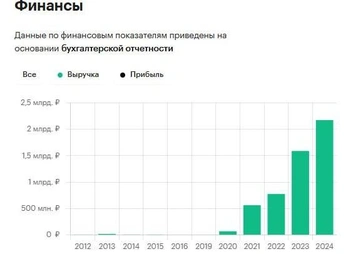До 2021 года компания практически не зарабатывала | Источник: Companies.rbc.ru