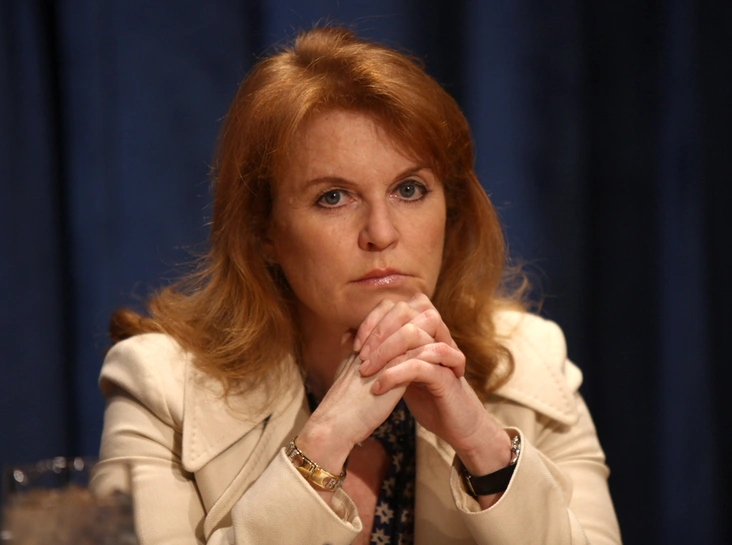 Сара Фергюсон на заседании одного из комитетов ООН, февраль 2010 год