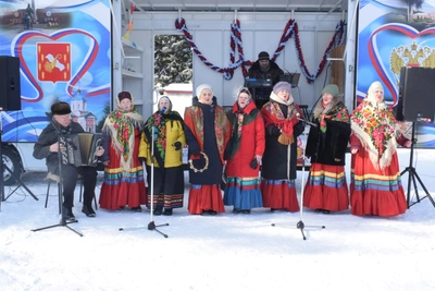 Масленичные гуляния в посёлке