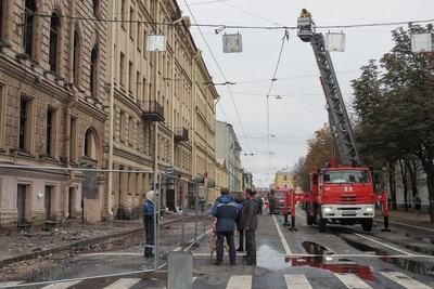 Спасатели завершают работу в особняке Миллера