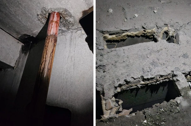 Воду удерживали самодельные бассейны | Источник: Читательница НГС