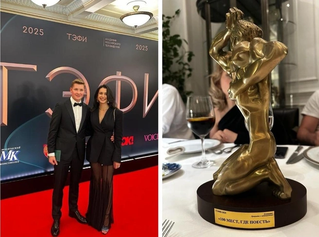 В июне этого года&nbsp;— награда за шоу «100 мест, где поесть» | Источник: Саша Белькович РЕЦЕПТЫ / ПРОСТО КУХНЯ / Vk.com