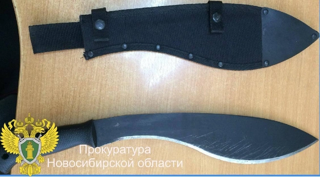 Мачете изъяли правоохранители | Источник: Прокуратура Новосибирской области