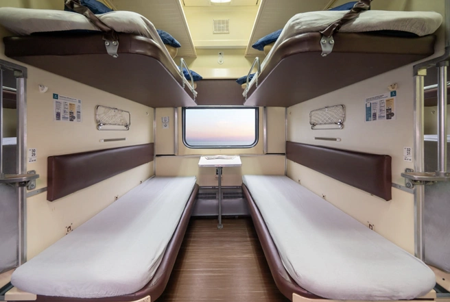 Так выглядит плацкарт | Источник: grandtrain.ru