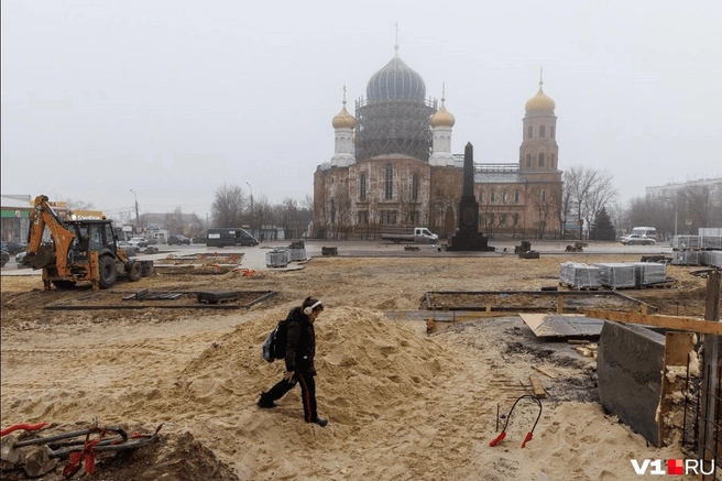 У подрядчика будет менее двух месяцев, чтобы успеть завершить объект | Источник: Алексей Волхонский / V1.RU