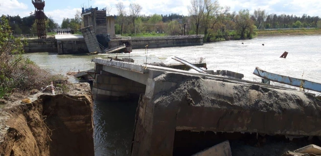 Сооружение было уничтожено | Источник: Юрий Васин / T.me
