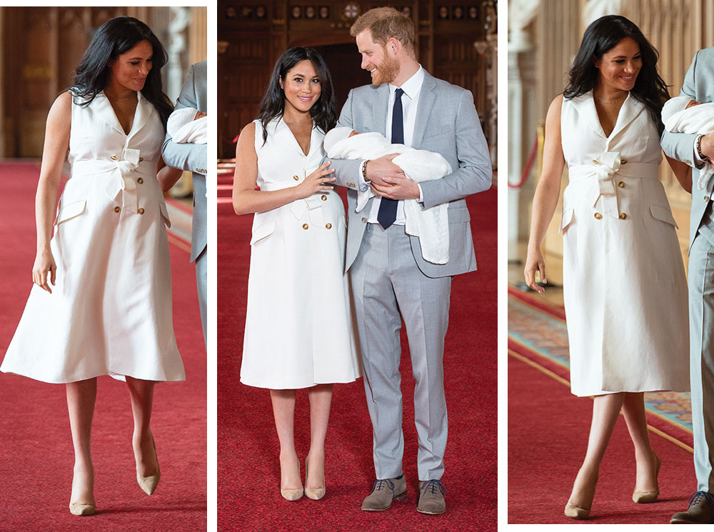 5 двубортных платьев, как у герцогини Меган на официальном фотоколле ...