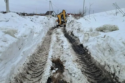 В Баратаевке завершили противопаводковые мероприятия