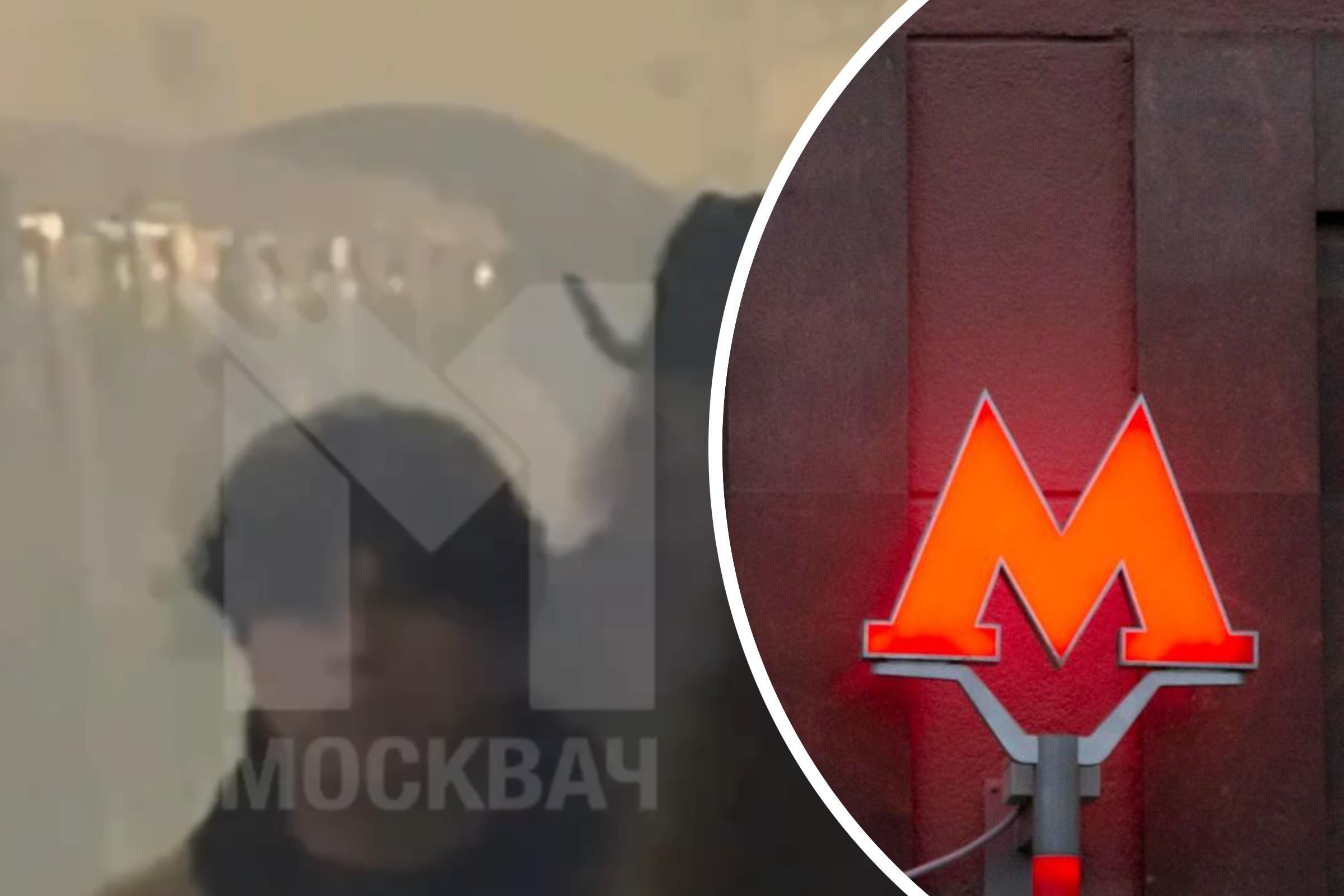 «Остается странный запах у путей». Странное задымление заметили на станции метро «Чистые пруды»: ви…