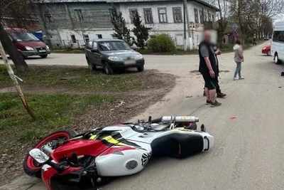 Мотоциклист пострадал в ДТП с автобусом в Касимове