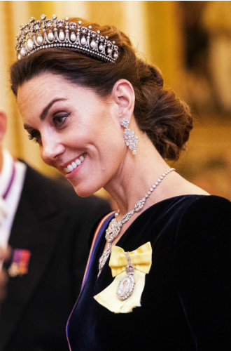 Кейт Миддлтон в тиаре «Узелки любви», 2019 год