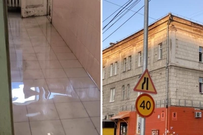 Общежитие в Новосибирске залито талыми водами шесть дней