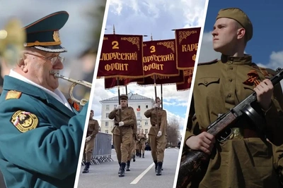 Парад Победы в Архангельске: репетиция показала масштаб