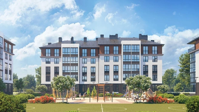 River Park — семейный квартал. Квартиры, дом, дворы спроектированы с учетом повышенных требований к комфорту и безопасности. | Источник: АО «Специализированный застройщик «Строительный трест»