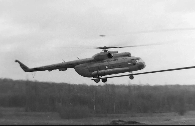 На борту вертолета находилось больше 20 человек | Источник: из авиаархива