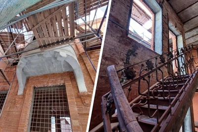 Delayed Restoration of Krasnodar's Kosyakin House: Inside and Out Photos