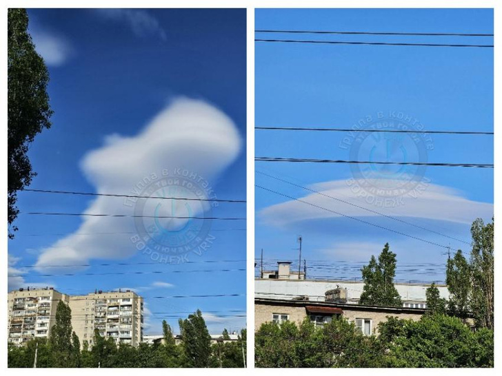 НЛО в Воронеже: странные облака, которые доказывают, что в Россию прилетели пришельцы в мае 2024